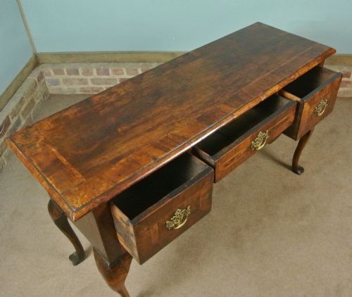fig 3. Superb Georgian Walnut Dresser with Trifid Feet c. 1740