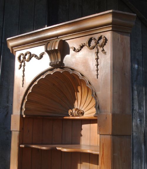 fig 2. Impressive Late Victorian Pine Corner Display Cabinet