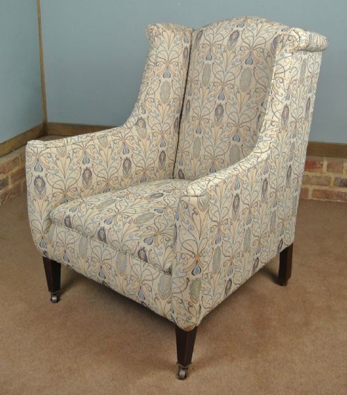A Late Victorian Wingback in the Manner of Gillows of Lancaster and London C. 1890