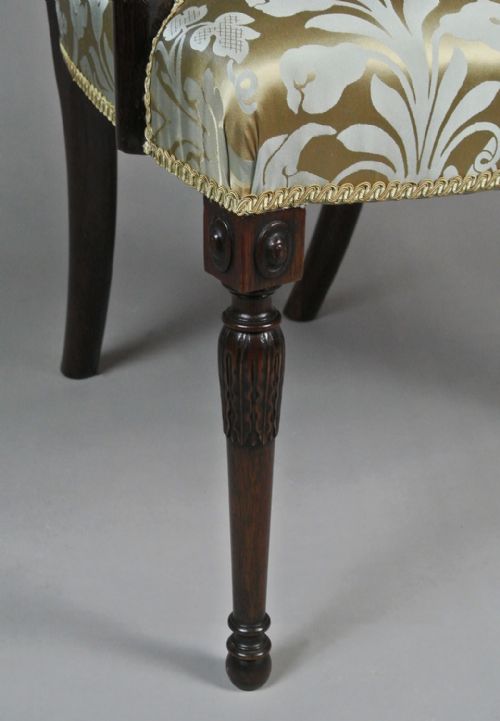 fig 4. Extremely Fine George III Hepplewhite Shield Backed Chair c. 1780