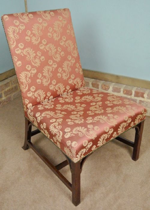 Rare and Fine British Colonial Georgian Teak Side Chair C. 1790