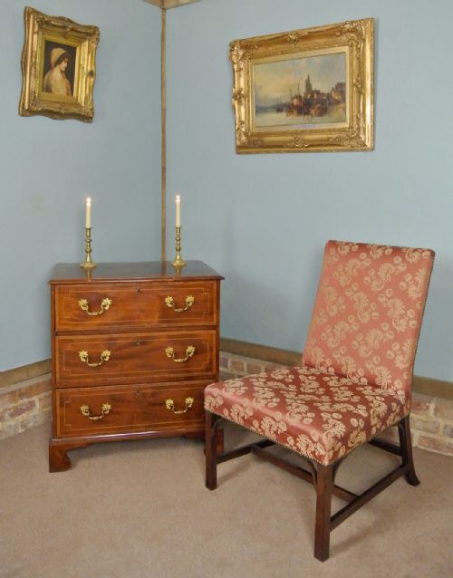 fig 1. Rare and Fine British Colonial Georgian Teak Side Chair c. 1790