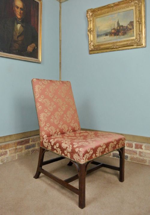 fig 2. Rare and Fine British Colonial Georgian Teak Side Chair c. 1790