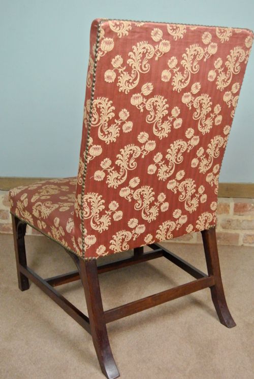 fig 3. Rare and Fine British Colonial Georgian Teak Side Chair c. 1790