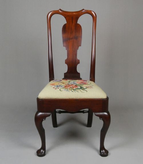 Beautiful George I Red Walnut Side Chair C.1735