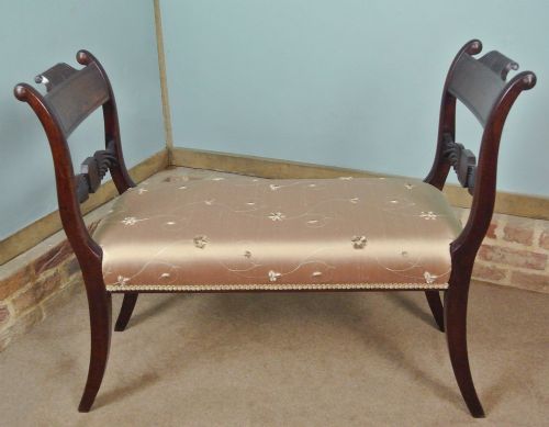 Fine Quality William IV Window Seat C. 1840