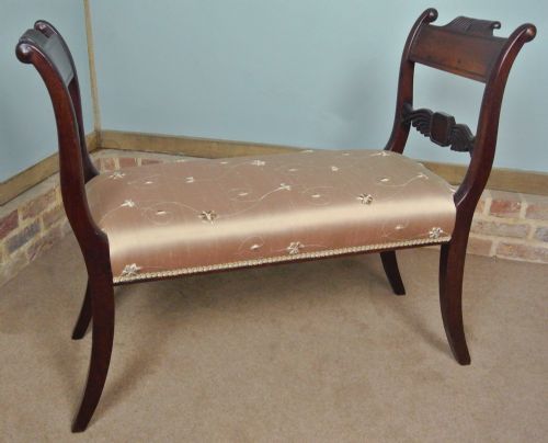 fig 1. Fine Quality William IV Window Seat C. 1840