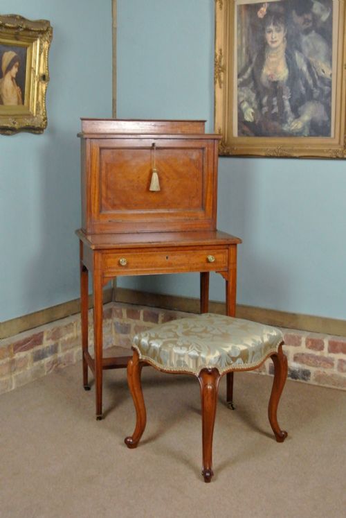 fig 1. Victorian Maple & Co Satinwood Bonheur du Jour c. 1890