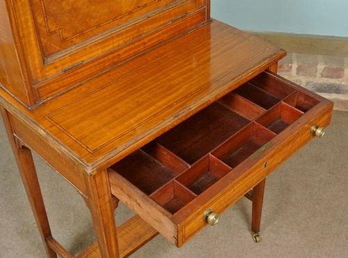 fig 4. Victorian Maple & Co Satinwood Bonheur du Jour c. 1890