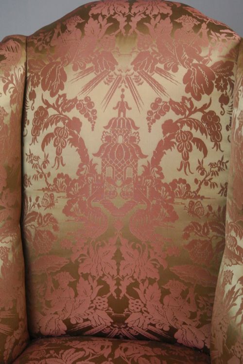 fig 4. Exemplary George I Mahogany Wingback Armchair c. 1715