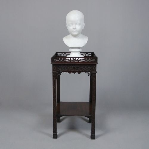 fig 1. William Brodie FRSA Signed Marble Bust Of The Artist's Daughter dated 1877