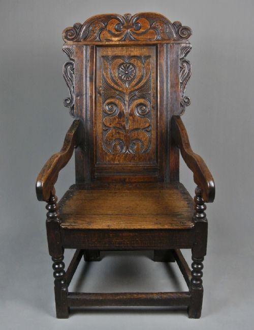 17th Century Oak Wainscot Chair