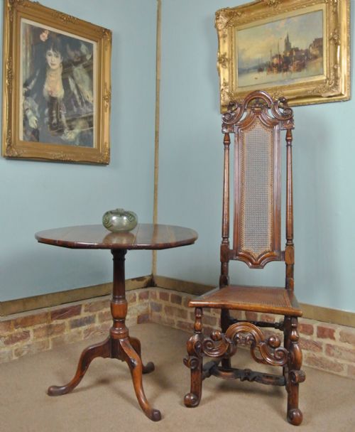 fig 1. William and Mary Baroque Walnut Chair c.1690