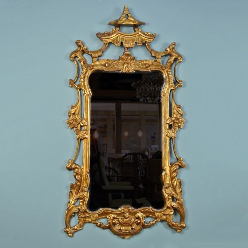 Superb Large 19th Century Giltwood Mirror in the Manner of Linnell C. 1870