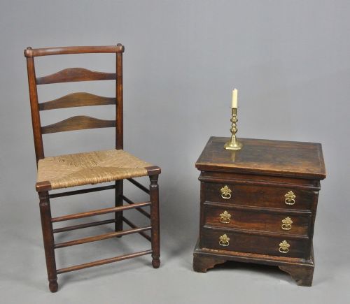 fig 1. Sussex Ash Side Chair attributed to Morris & Co. 1880