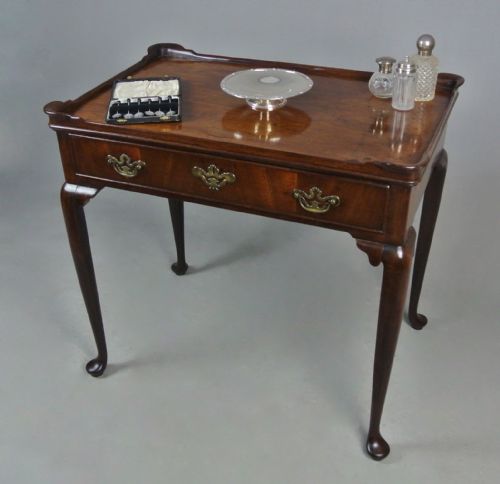 fig 1. George II Mahogany Silver Table c. 1750 with Provenance
