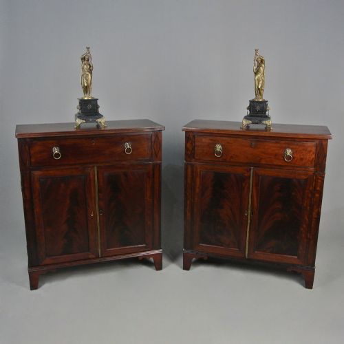 Manner of Gillows - Pair of Regency Side Cabinets C. 1830