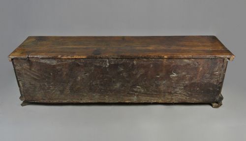 fig 5. Impressive 17th Century Italian Walnut Cassone c. 1680