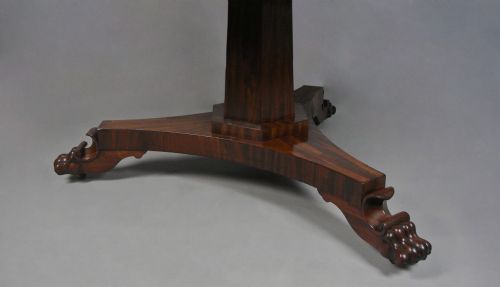 fig 2. Very Fine Regency Circular and Radial Flame Mahogany Dining Table c. 1825