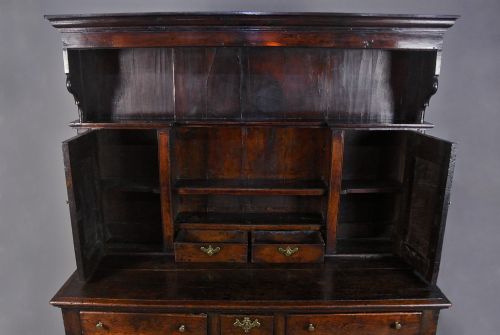 fig 2. Exemplary George II Small Welsh Oak Country Dresser c. 1750
