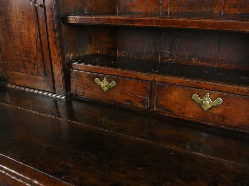 fig 4. Exemplary George II Small Welsh Oak Country Dresser c. 1750