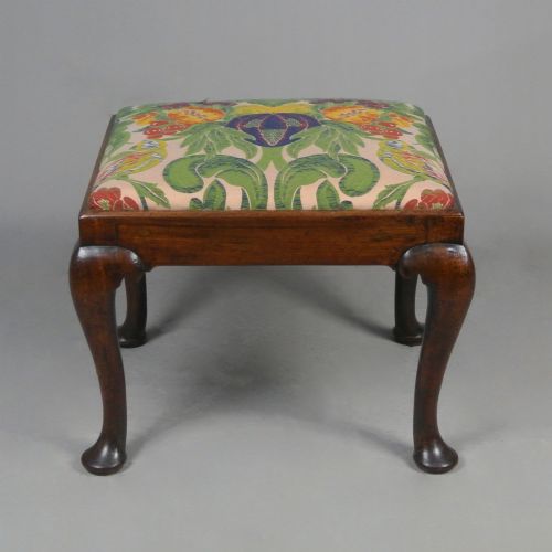 fig 1. Very Good George II Walnut Stool c.1740