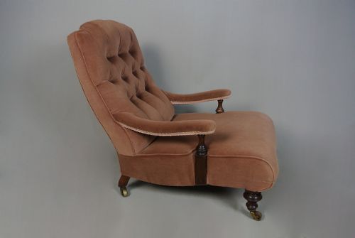 fig 3. Holland and Sons Low Library Armchair c. 1880