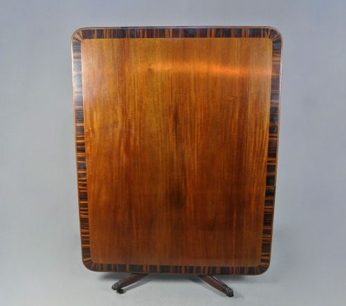 fig 2. Regency Tilt Top Supper Table with Coromandel Crossbanding c. 1820
