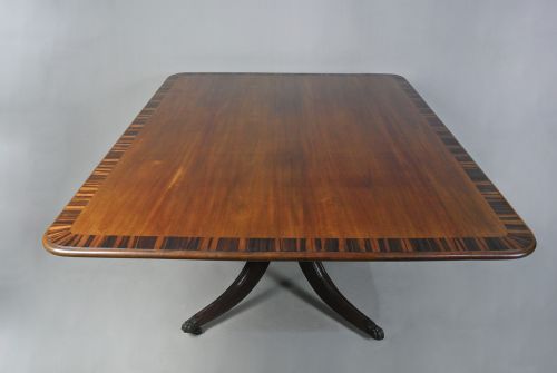 Regency Tilt Top Supper Table with Coromandel Crossbanding C. 1820