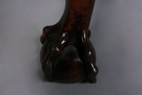 fig 2. Solid Elm George III Ball and Claw Footed Stool c. 1760