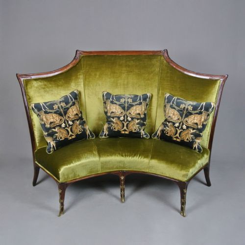 Louis Majorelle  - An Exquisite Art Nouveau Settee C. 1900