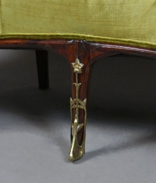 fig 1. Louis Majorelle - An Exquisite Art Nouveau Settee c. 1900