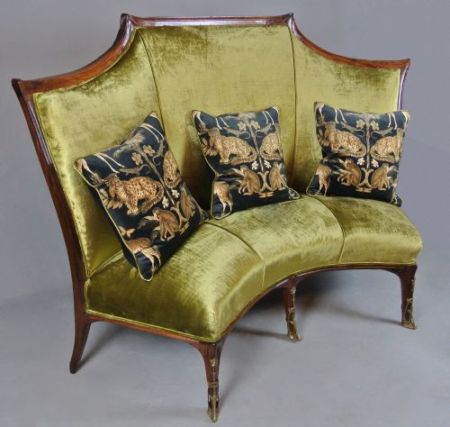 fig 3. Louis Majorelle - An Exquisite Art Nouveau Settee c. 1900