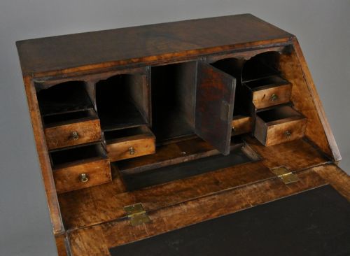 fig 3. Petite and Beautiful George II Walnut Bureau c. 1750