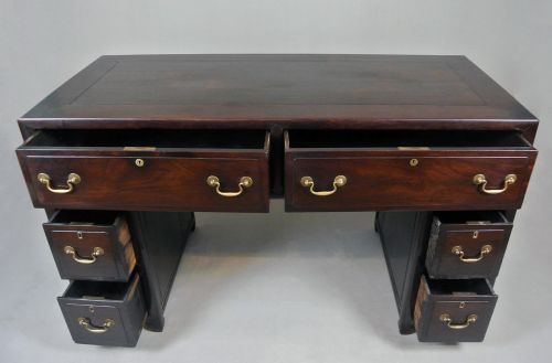 fig 1. Beautiful 19th Century Linear Padauk Sideboard c. 1850