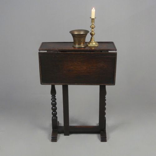 Small 17th Century Oak Coaching Table with Provenance C. 1670