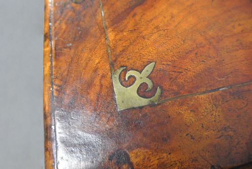fig 3. Exceptional George III Brass Inlaid Campaign Chest c. 1800
