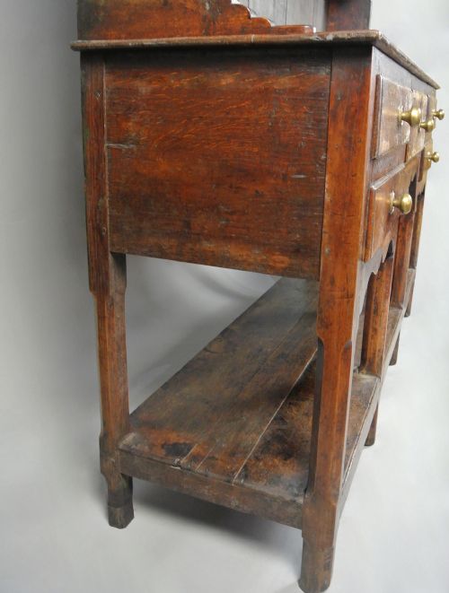 fig 3. Lovely George III Oak and Elm Potboard Dresser c. 1800