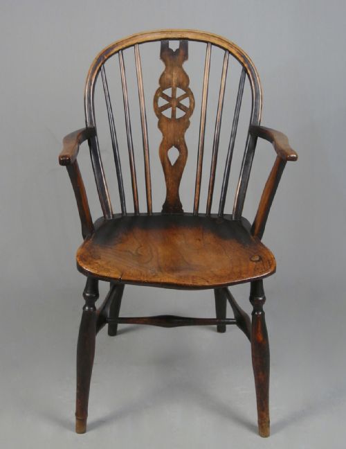 Original High Wycombe Windsor Chair with Fabulous Colour C. 1780