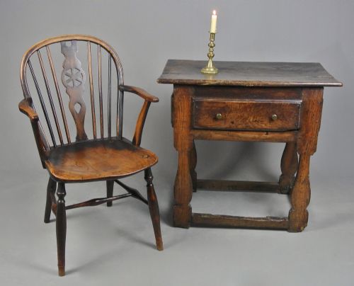 fig 1. Original High Wycombe Windsor Chair with Fabulous Colour c. 1780