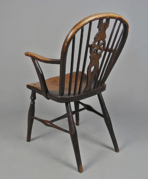 fig 4. Original High Wycombe Windsor Chair with Fabulous Colour c. 1780