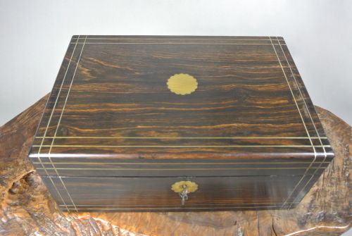 fig 1. Beautiful Regency Coromandel Writing Box c. 1830