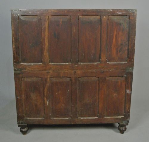 fig 6. Wonderful Georgian Solid Walnut Campaign Chest c. 1810