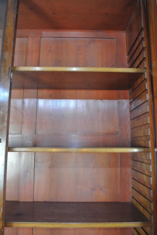 fig 4. Regency Mahogany and Satinwood Secretaire Bookcase c. 1820