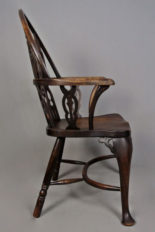 fig 2. Victorian Gothic ‘Strawberry Hill’ Windsor Armchair c. 1880