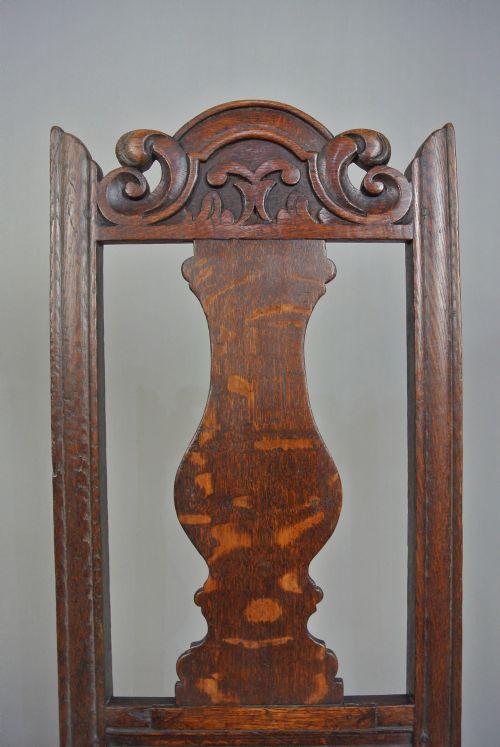 fig 3. 17th Century Back Stool Oak Side Chair c. 1675