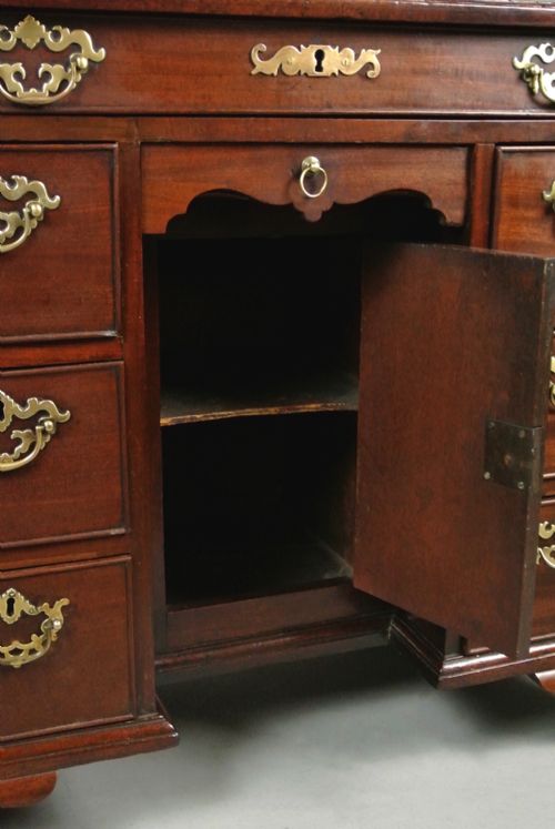 fig 3. Fine George II Red Walnut Desk c. 1750