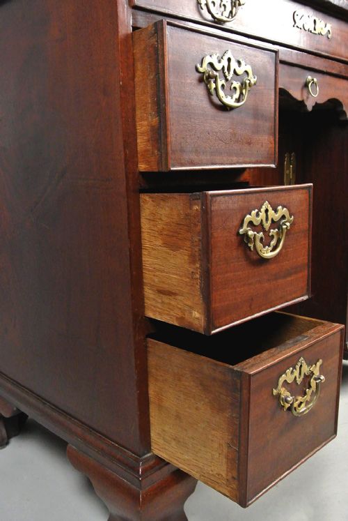 fig 4. Fine George II Red Walnut Desk c. 1750