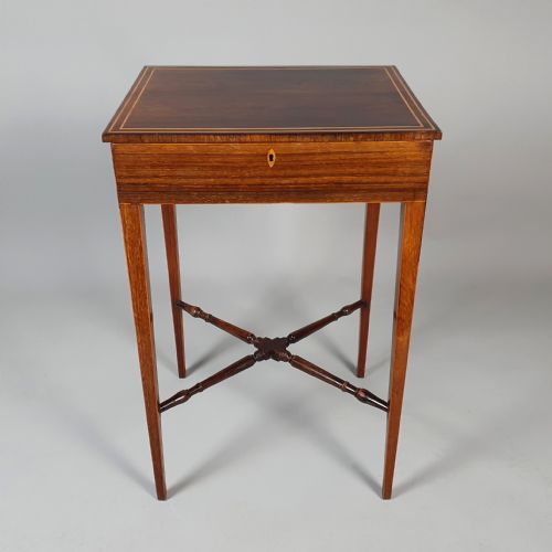 fig 2. Regency Calamander Side Table from Castle Drogo, Devon c. 1825