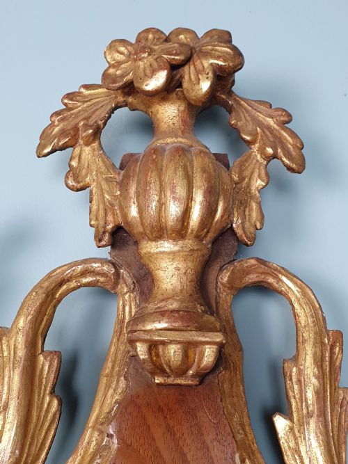 fig 3. English George II Walnut and Parcel Gilt Mirror c. 1735